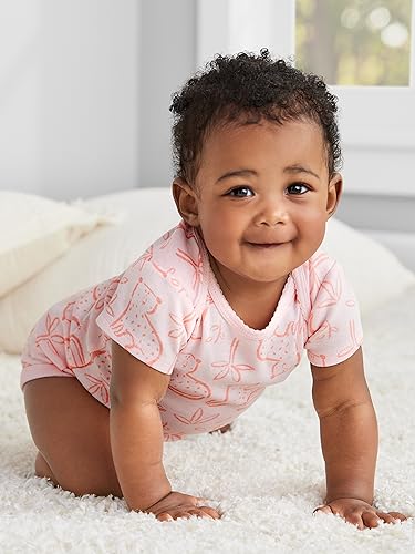 Baby Mädchen Kurzarm Bodysuits 6er-Pack, Mehrfarbig, Frühchen