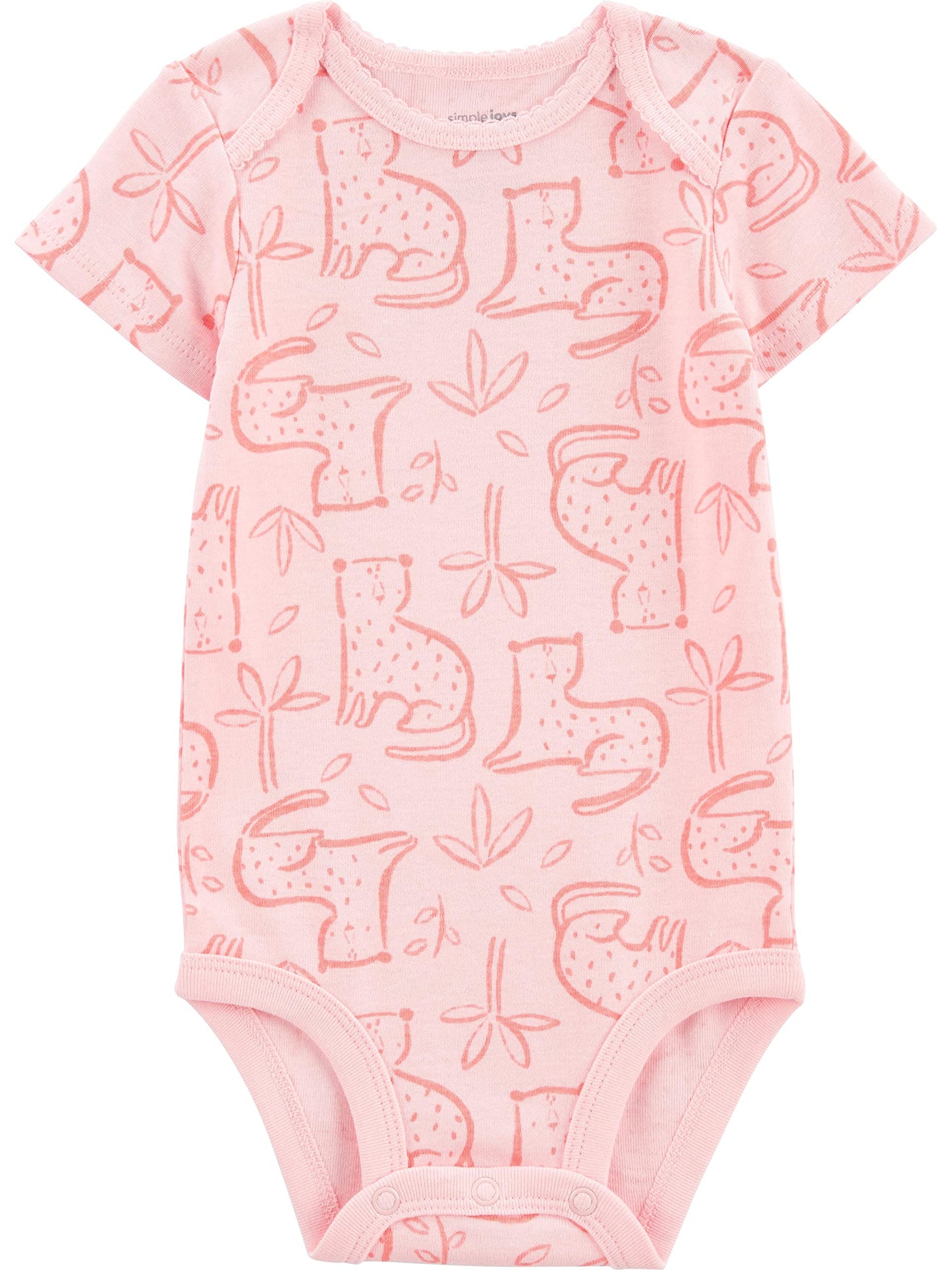 Baby Mädchen Kurzarm Bodysuits 6er-Pack, Mehrfarbig, Frühchen